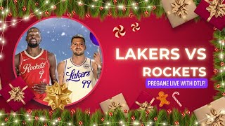 LAKERS VS ROCKETS LAKERS CHRISTMAS DAY PREGAME!!