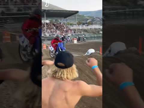 His First Time Racing Dirtbike!