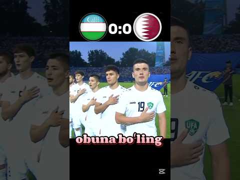 Oʻzbekiston vs Qatar 6:0 U23 Road to 26 #CZ7edit #like #subscribe