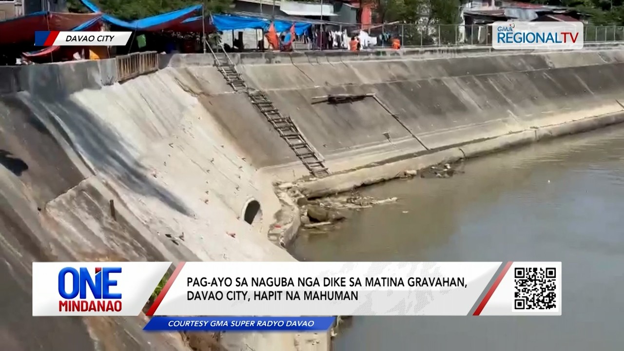 Pag-ayo sa naguba nga dike, hapit na mahumanI One Mindanao