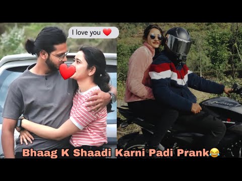 Bhaag K Shaadi Karte Hain Prank On Her😂 || Prank Gone Too Emotional 🥹