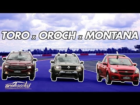 FIAT TORO X RENAULT DUSTER OROCH X GM MONTANA - VOLTA RÁPIDA COM RUBENS BARRICHELLO #64 | ACELERADOS
