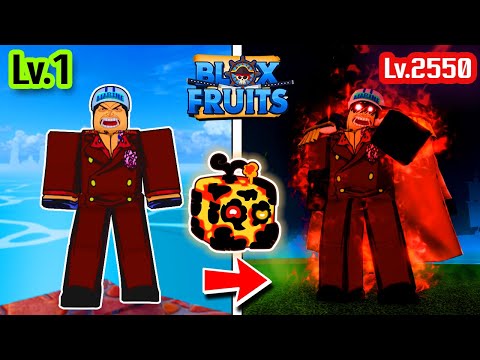 Blox Fruits เวล 1 ถึง 2550 ตอนเดียวจบ! | อาคาอินุ ผลแม็กม่าตื่น เผ่า V4 ตัน !