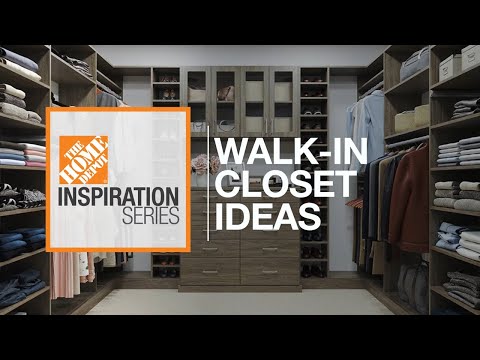 Walk-In Closet Ideas - The Home Depot