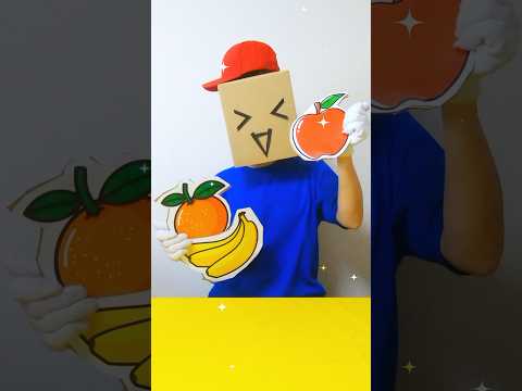 PULLED SOME CARDBOARD FRUIT OUT OF MY PHONE!🍊