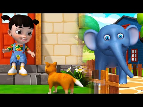 Hathi Raja Kahan Chale & Billi Mausi Billi Mausi | 3D Animated Rhymes | Hindi Balgeet | Kids Poems