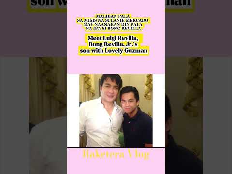 Meet Luigi Revilla, Bong Revilla, Jr.'s son with Lovely Guzman