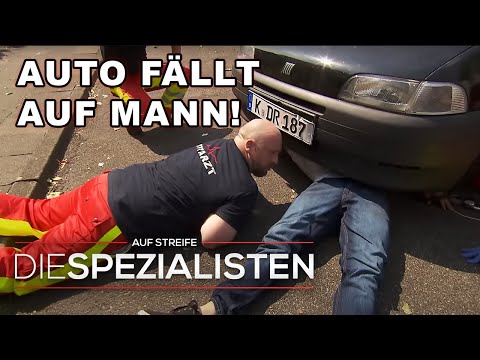 Mechaniker unter Auto eingeklemmt! Spektakuläre Rettungsaktion | Die Spezialisten | SAT.1