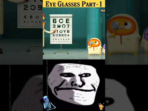 funny 🥶 troll face meme || maca and roni ❤️ Eye Glasses 1 #troll ‎@MacaAndRoni