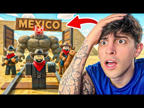 LLEGUÉ A MÉXICO EN RIELES MUERTOS DE ROBLOX !!