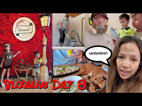 VLOGMAS DAY 8 + RENOVATIONS NI MISTER + FILIPINO DINNER + DADDY DAY WITH THE KIDS