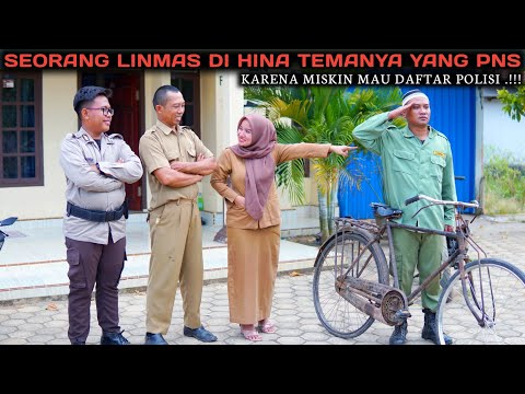 SEORANG LINMAS DIHINA SAAT MAU DAFTAR POLISI ! FILM KISAH NYATA KEHIDUPAN