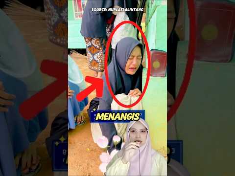 Santri cantik menangis tak betah di pondok pesantren inilah yang terjadi