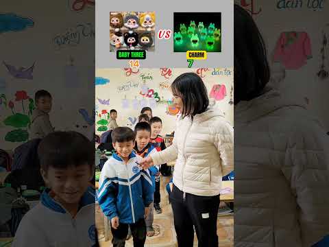 Đồ chơi được yêu thích nhất charm - baby three? #hathithin #hocsinh #shortvideo #charm