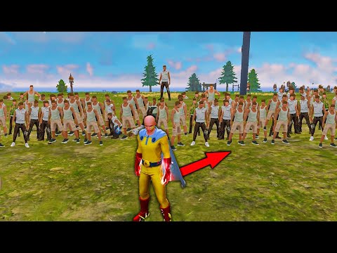 50 bots VS 1 Saitama! Épico FREE FIRE