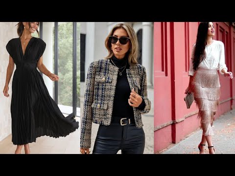 Atuendos y COMBINACIONES de ROPA femeninas elegantes y sencillas