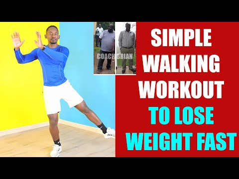 SIMPE WALKING WORKOUT to Lose Weight In 45 Minutes No Equipment