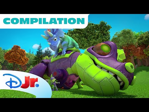 Best Spidey Dino-Transformations 🦕 | Spidey and His Amazing Friends 🕸️ | Disney Jr. MENA