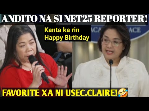 ANG PABORITO NATIN NET25 REPORTER! BINARA NI USEC. CLAIRE!