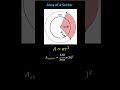 Understanding the Area of a Sector