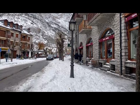 Nueve comunidades en alerta por nevadas, con Asturias y Castilla y León con riesgo extremo