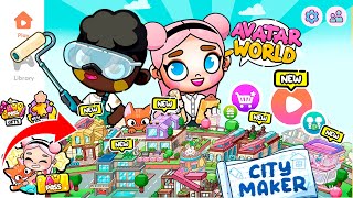 NOS MUDAMOS a el *NUEVO CREADOR de CIUDAD* consigue CITY MAKER en AVATAR WORLD *NUEVA ACTUALIZACION*