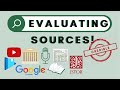 Evaluating Source Credibility