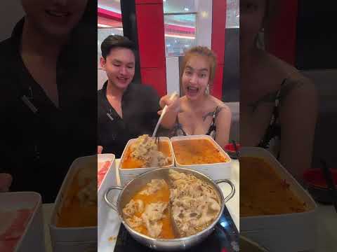 ฝึกกินจุ สุกี้ตี๋น้อย #eater #asmreating #คู่รักนักกิน #บุฟเฟ่ต์ #สุกี้ตี๋น้อย