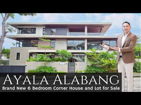 House Tour A63 • "SPECTACULAR 1,600 SQM. Corner House!" • Ayala Alabang NEW 6BR House & Lot for Sale