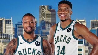 Damian Lillard Traded To The Milwaukee Bucks!  😯😲 This Is Crazy! #milwaukeebucks #phoenixsuns