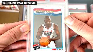 Some stinkers... 💎 and some pleasant surprises (26 card PSA Reveal - Jordan, Ichiro, Dart, more!)
