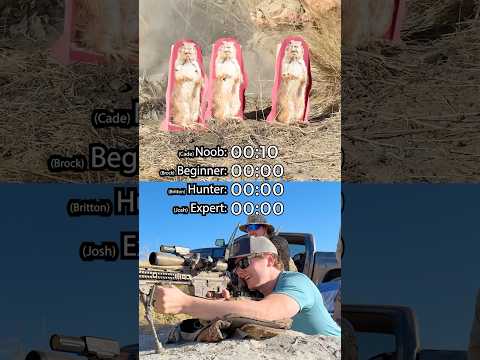 How fast can you take out 3 prairie dogs? #hunting