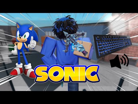 PLAYING MM2 as SONIC *KEYBOARD ASMR*