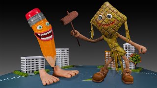 Making PAKRAHMATMAMAT vs KETUPAT KEPAT PREKUPAT - Brainrot memes with Clay