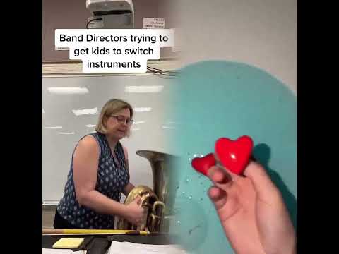 That might have been me in middle school 💪🏼#banddirector #band #middleschoolband #banddirectors