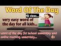 Understanding Key Vocabulary Concepts