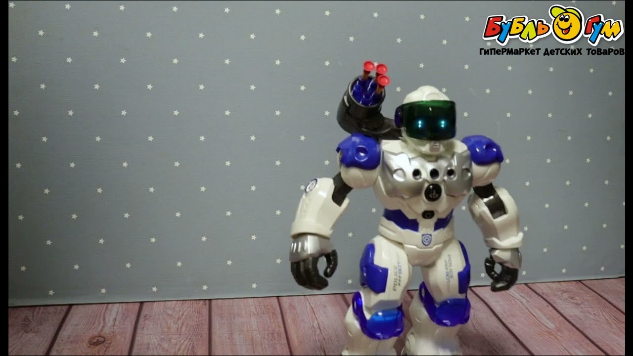 Робот Lanson Toys Guardian р/у световые и звуковые эффекты с управлением жестами - видео