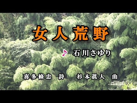 女人荒野♪石川さゆり♪カラオケ