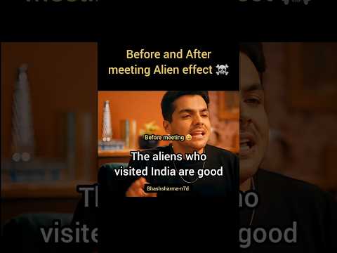 Ekaki Before and After Alien meeting ☠🤣 #shorts #ekaki #ashishchanchlani #roast