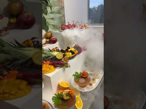 Comment réaliser un beau buffet élevé🍍 #cooking #food #recipe #recette #buffet #risers #mocktail