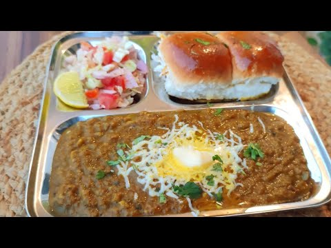 बाजार जैसी ग्रीन हरियाली पावभाजी रेसिपी | surat famous green pav bhaji recipe |palak pavbhaji recipe