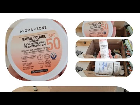 الكموند ديالي من عند aroma-zone  واقي شمس فيزيائي/ واقي خاص بالشفاه /غاسول الوجه/ كريم ترطيب الحنة