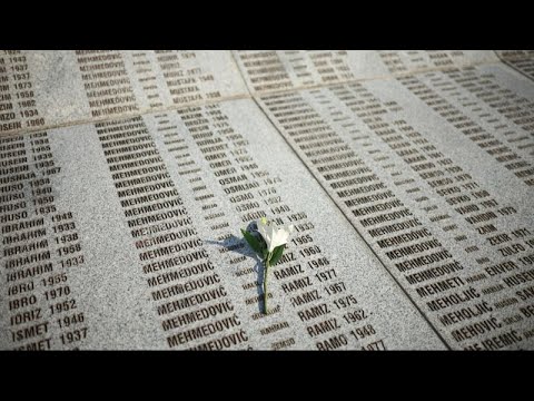 YouTube video thumbnail: Thousands Gather to Mark the 30th Anniversary of Genocide in Srebrenica