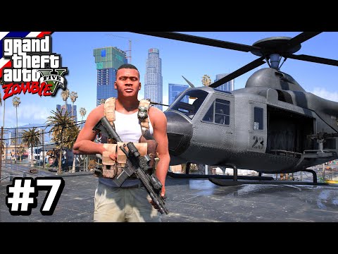 GTA V - Mod Zombie SS2 [Thai] บุกฐานทัพทหาร ได้ฮอติดปืน #7 (GTA V Mod Zombie)
