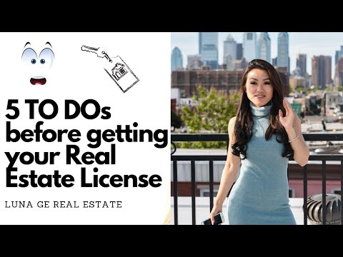 5 things to do before you get your real estate license