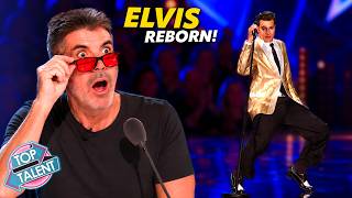 NEXT ELVIS PRESLEY on AGT STAGE! Judges Had To Look TWICE!
