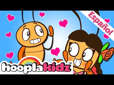 La Cucaracha y más Canciones Infantiles de HooplaKidz | Video para niños
