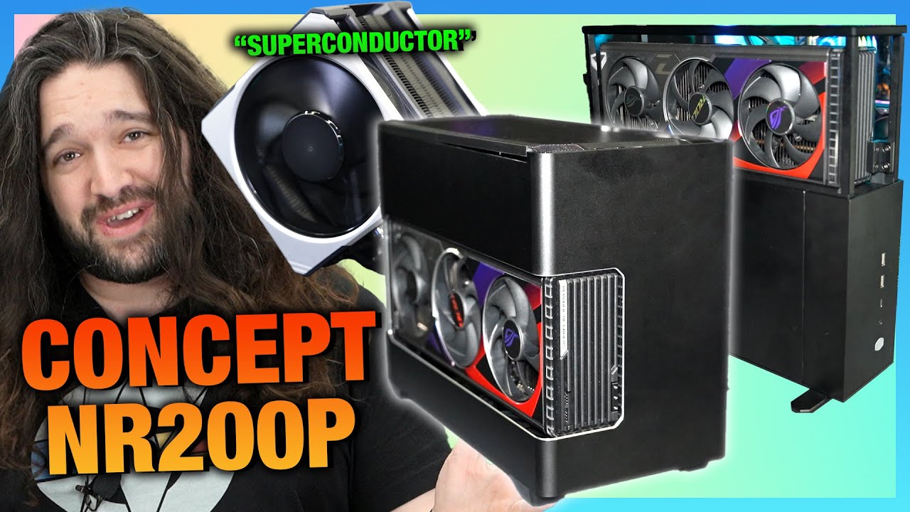 Cooler Master's Super Conductor Heatsink, New NR200P Case Concept, & Clever ITX