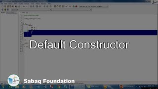 Default constructor