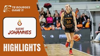 Marine Johannes vs Bourges Basket | Highlights Basketball Women 🏀